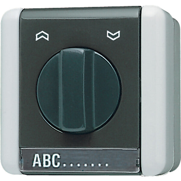 JUNG Jalousie-Drehschalter 10AX 250V 1-pol. 834.10 W